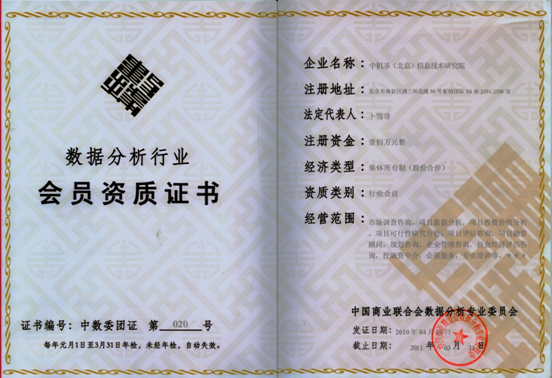中國市場信息調查業(yè)協(xié)會團體會員單位